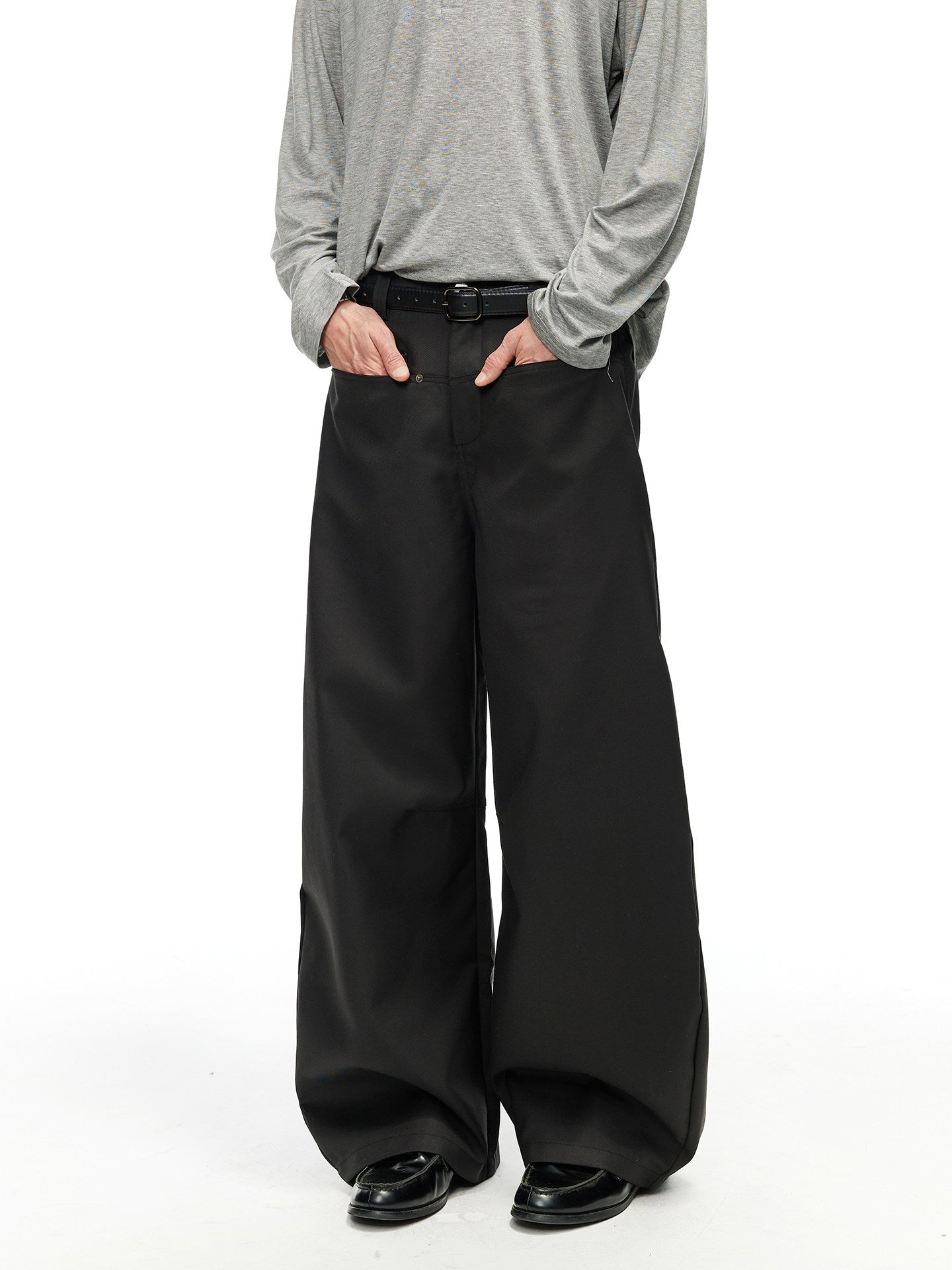 パネル切替 ワイドカーゴパンツ N6798