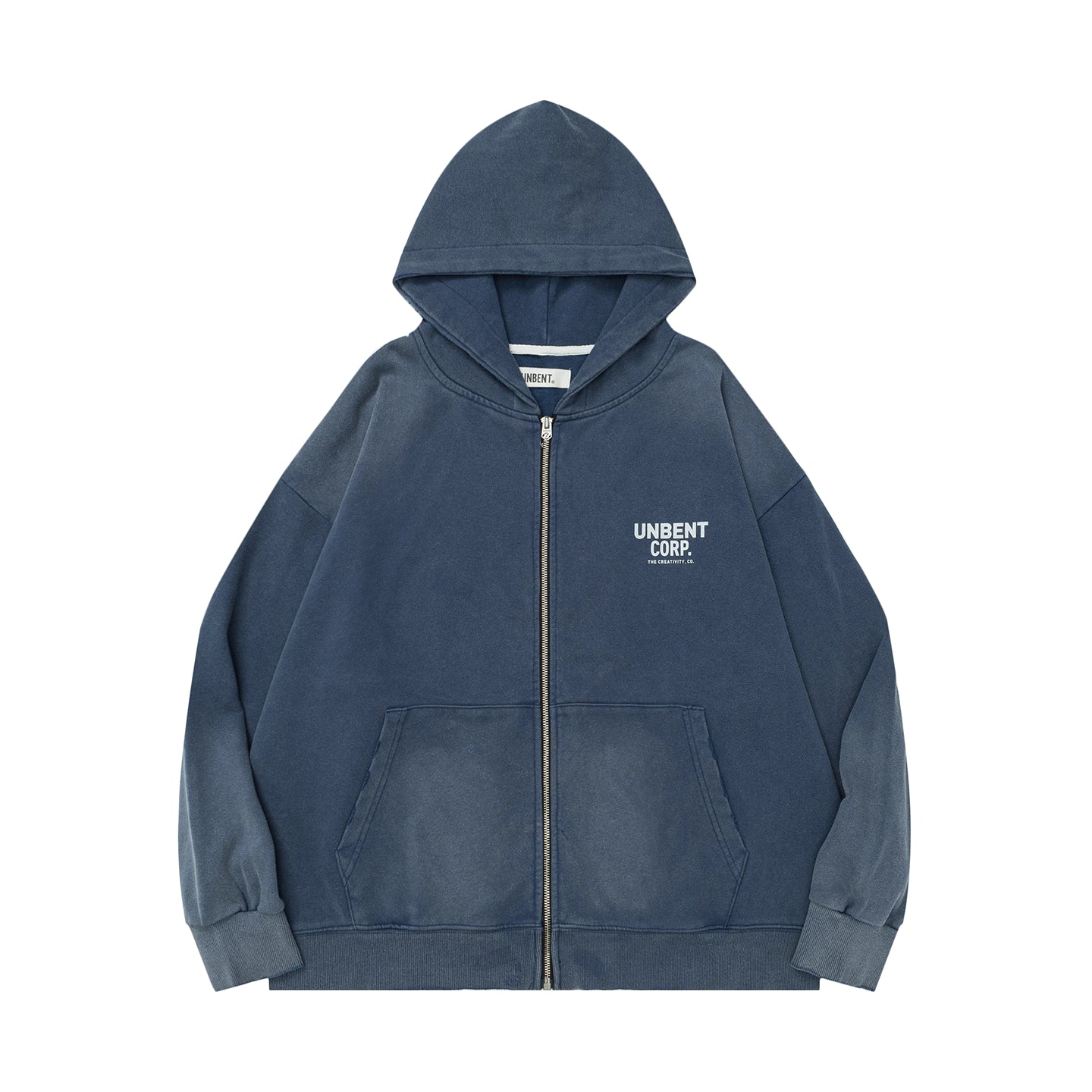 ヘビーウェイト ピグメント加工ジップパーカー N5918