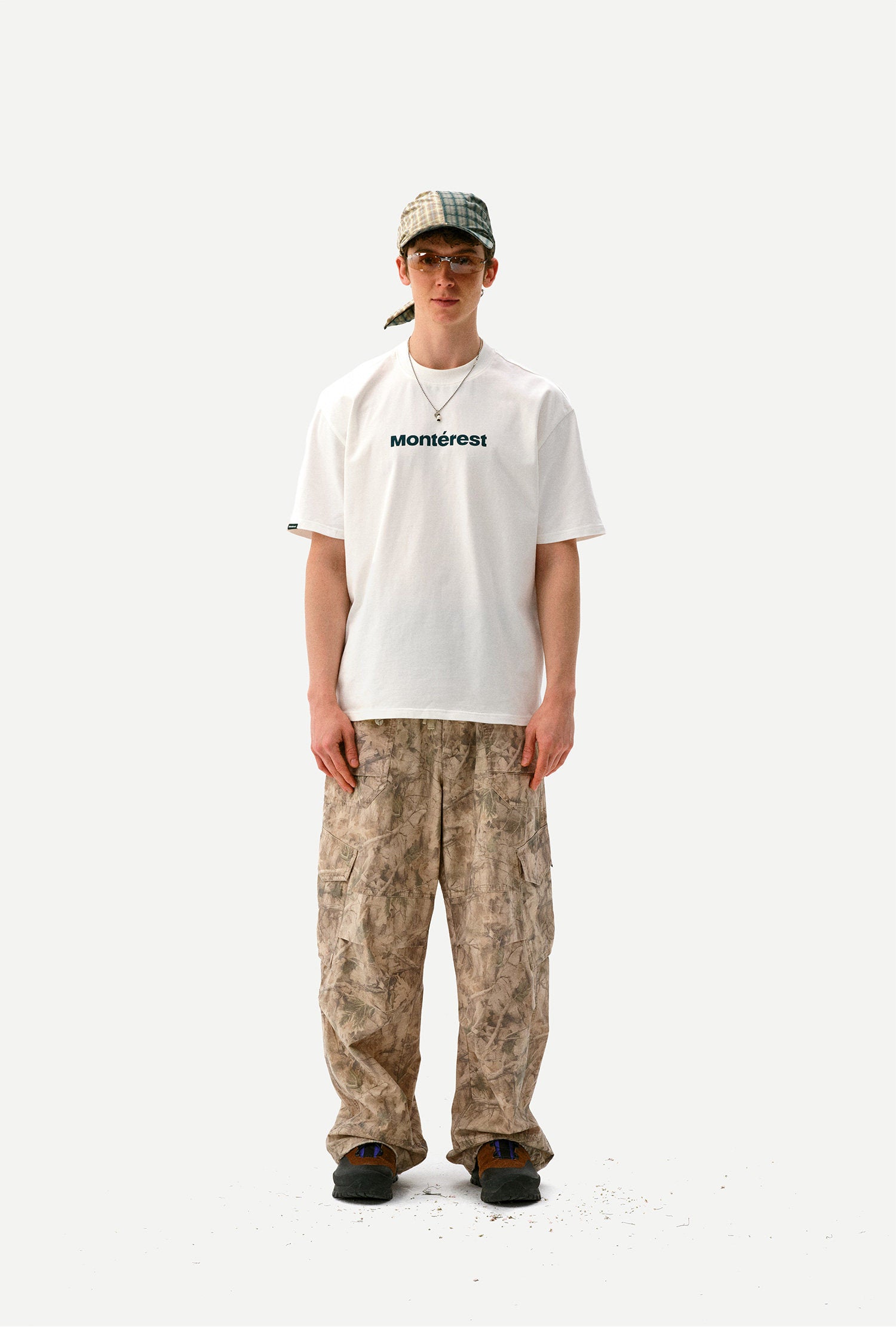 アウトドアロゴ 抗菌速乾 クルーネックTシャツ N7007