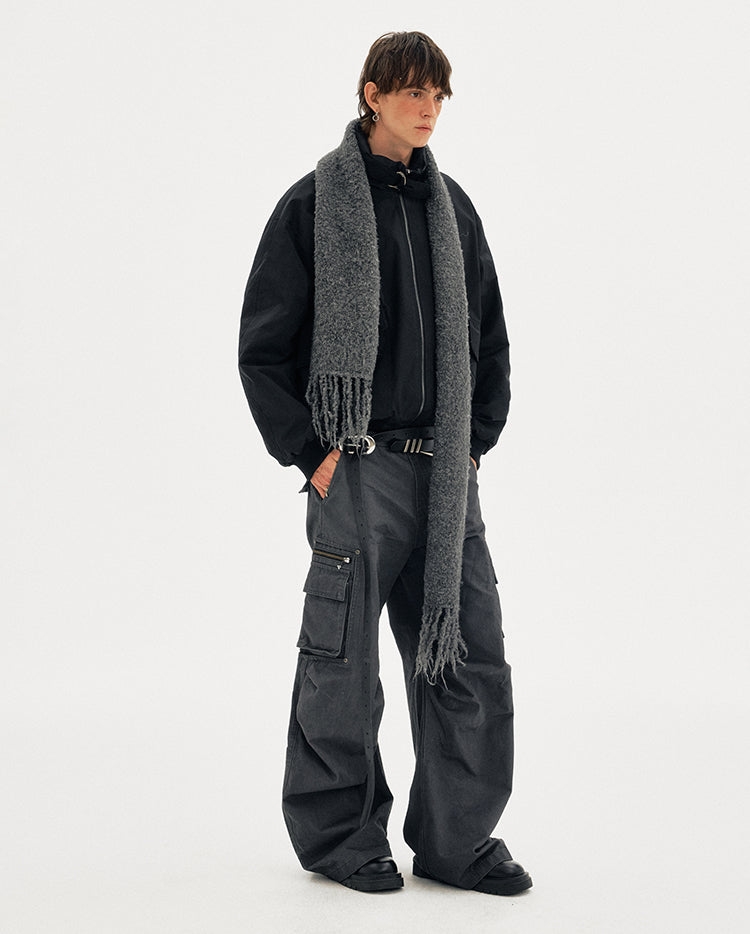 ハイネック90/10ダウン ワイドワークジャケット N6214