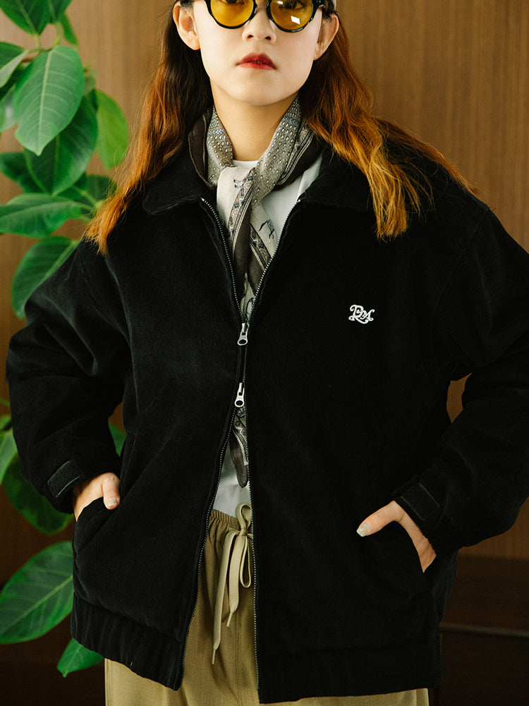 コーデュロイ×ボア 中綿ウォームジャケット N6325