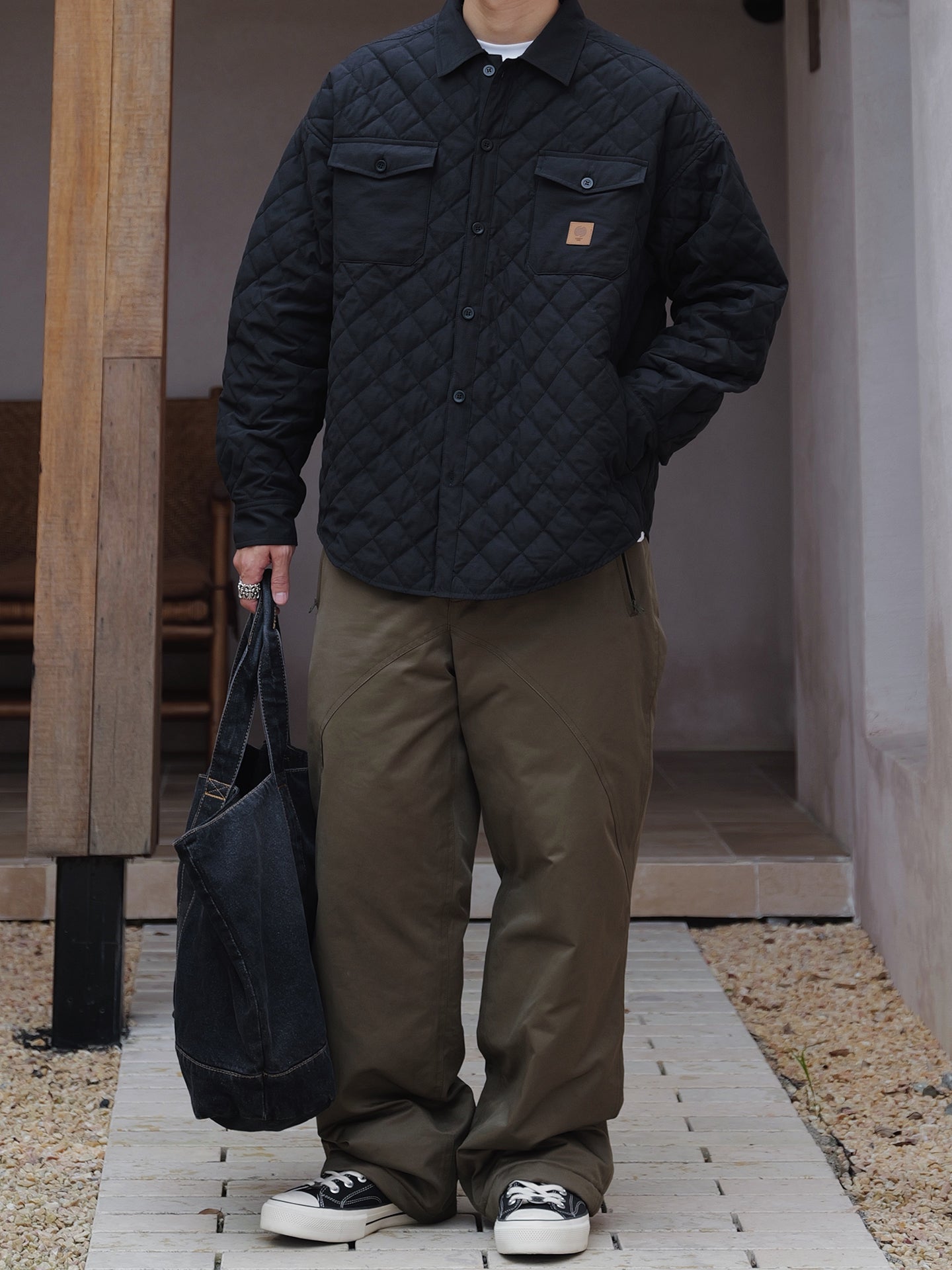 3M中綿 防寒パラシュートワイドパンツ N6254