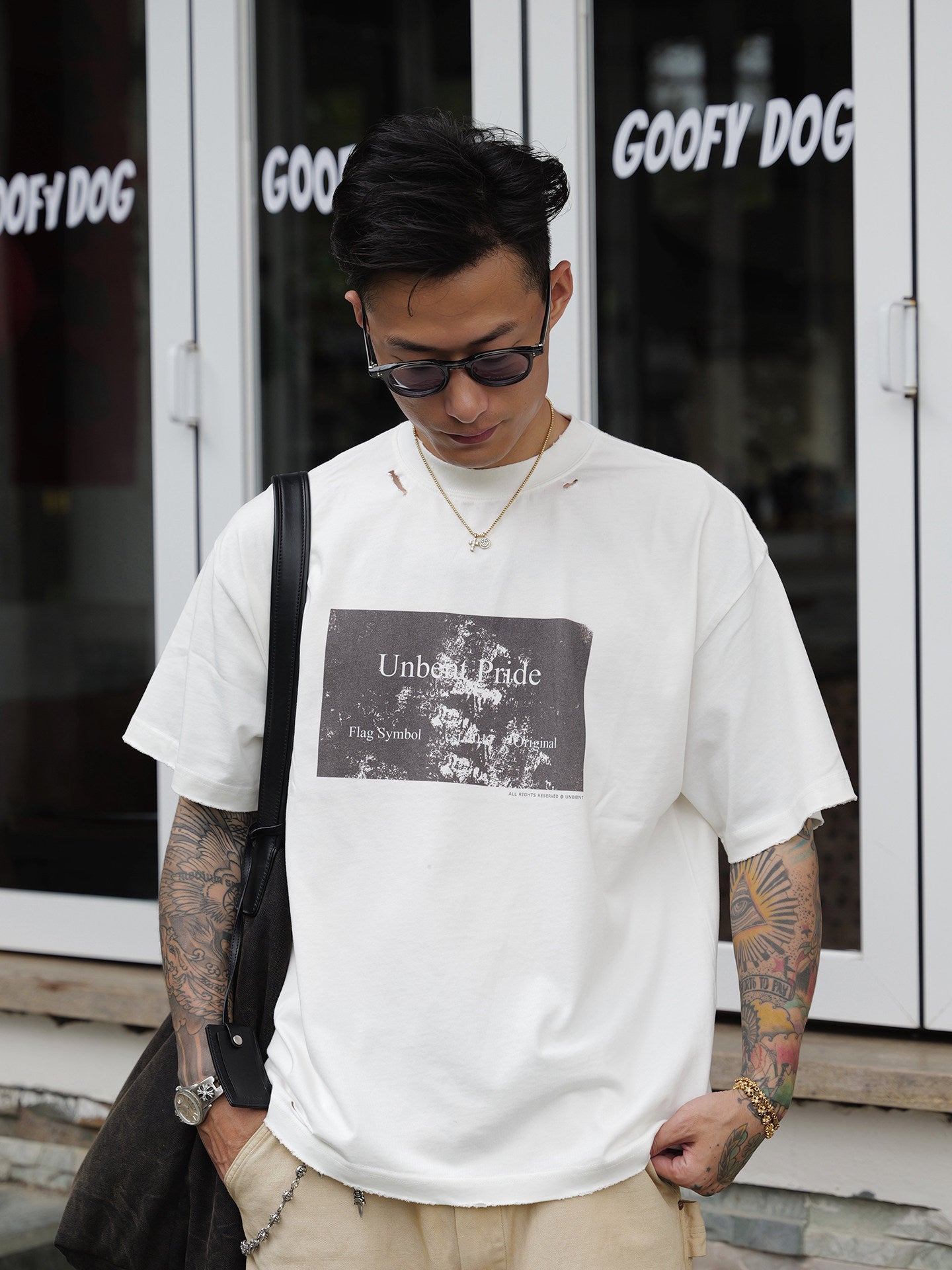 280g サンドウォッシュ ダメージTシャツ N6905