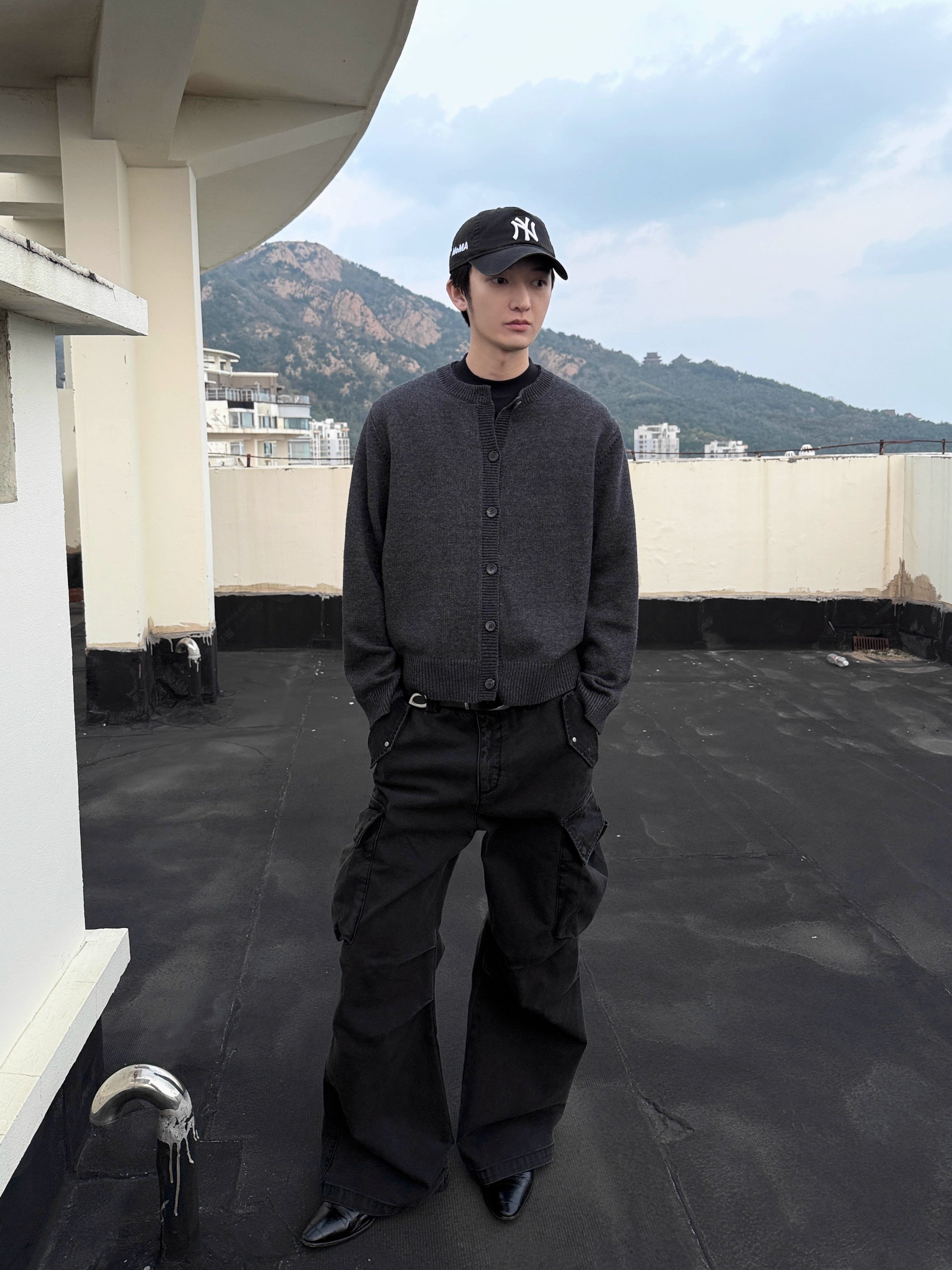 オーストラリア産ウールカーディガン N6109