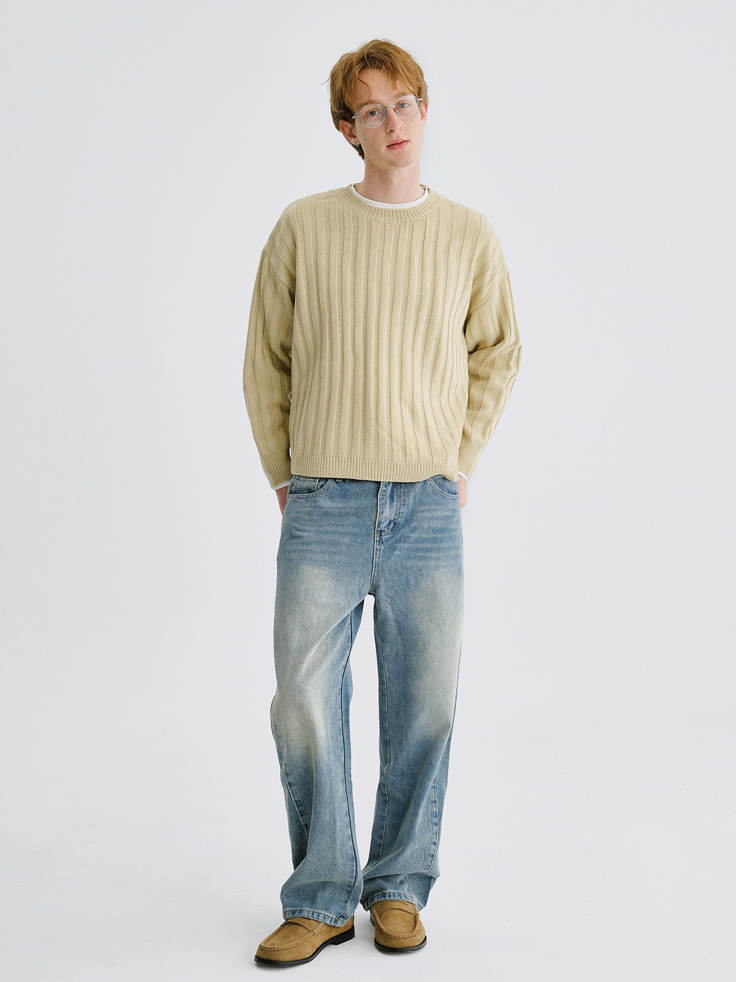 ミニマルリブ クリーンフィットニットN6714