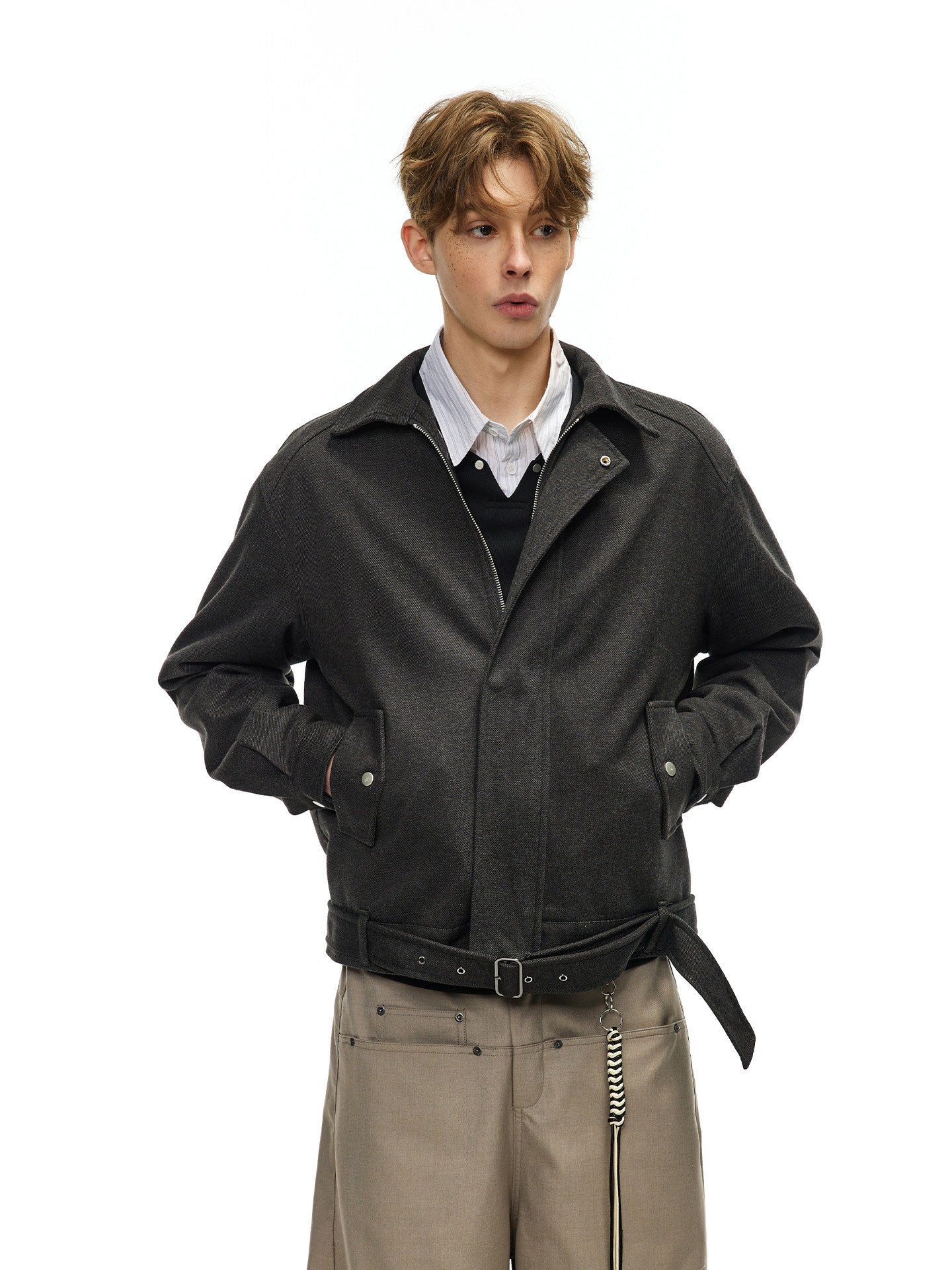 タイディテール フラワーネップ ウールジャケット N6478