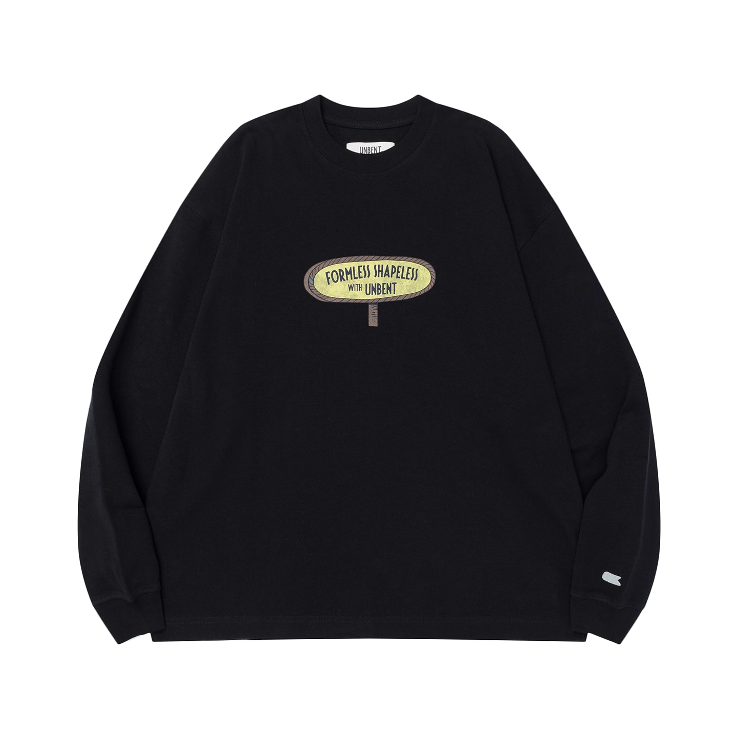 ユニセックス起毛プリントロングスリーブTシャツ N5832