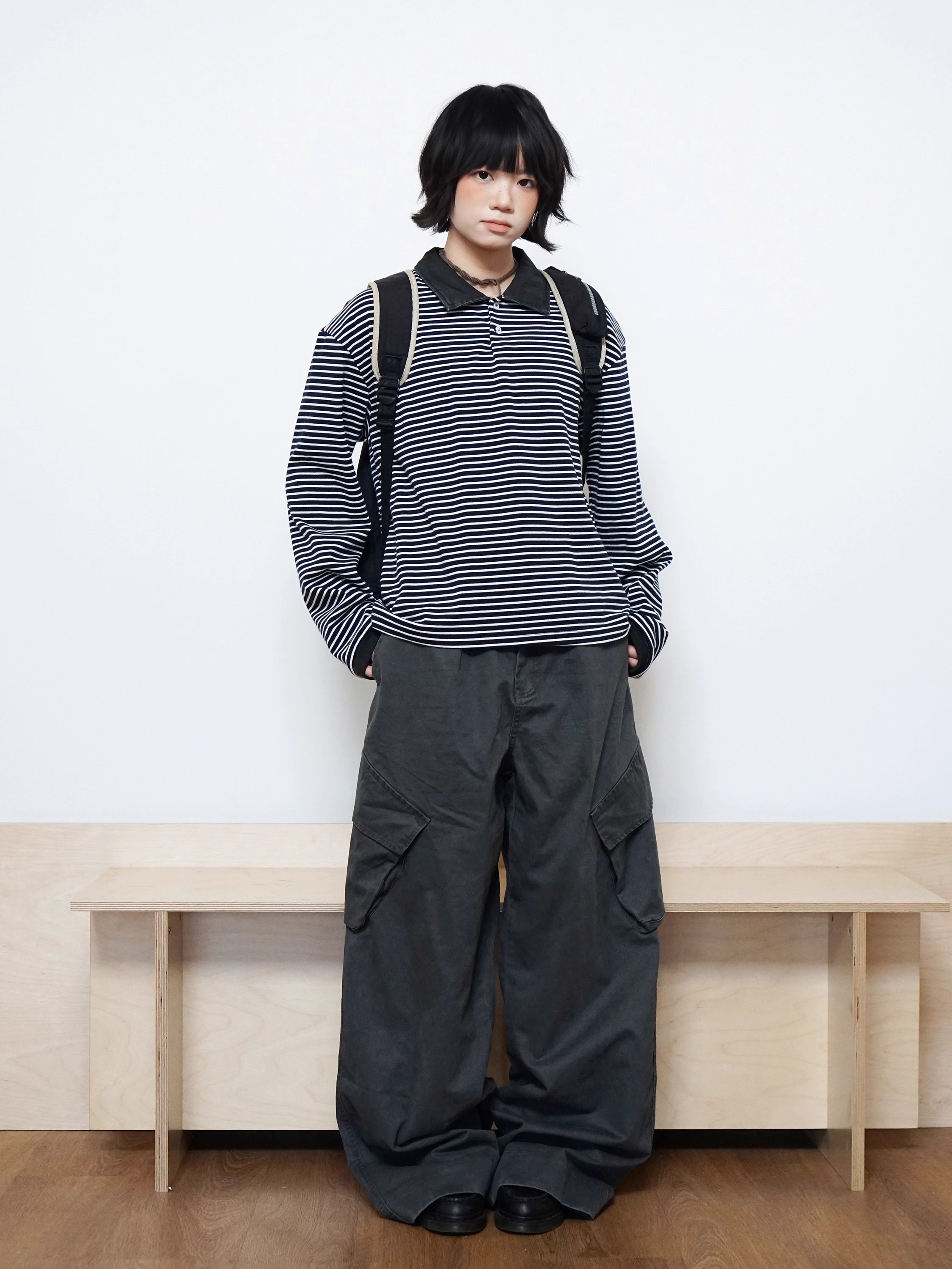 ワイドレッグカジュアルパンツ N5784