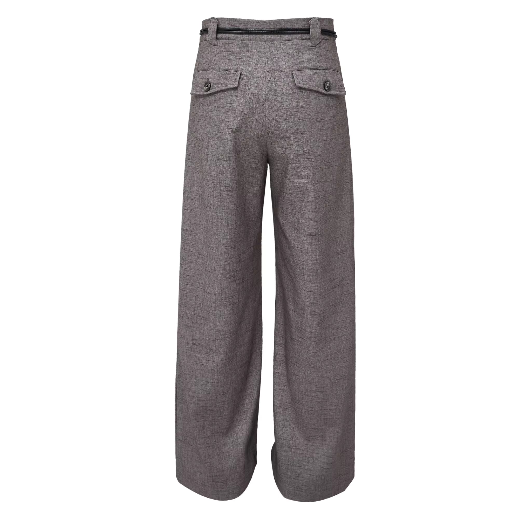 Drawstring wide pants N5815