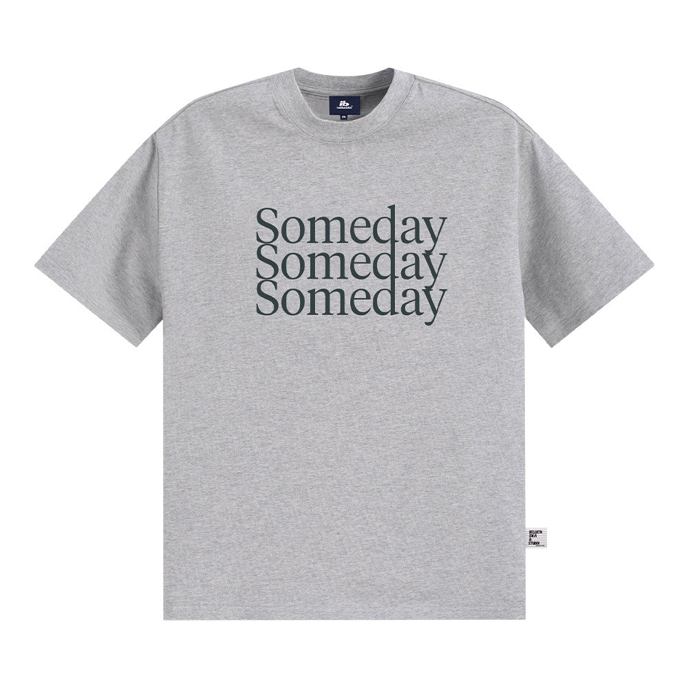 ピュアコットン タイポグラフィプリント ルーズTシャツ N6998