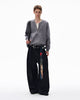 No-collar zip blouson N5681