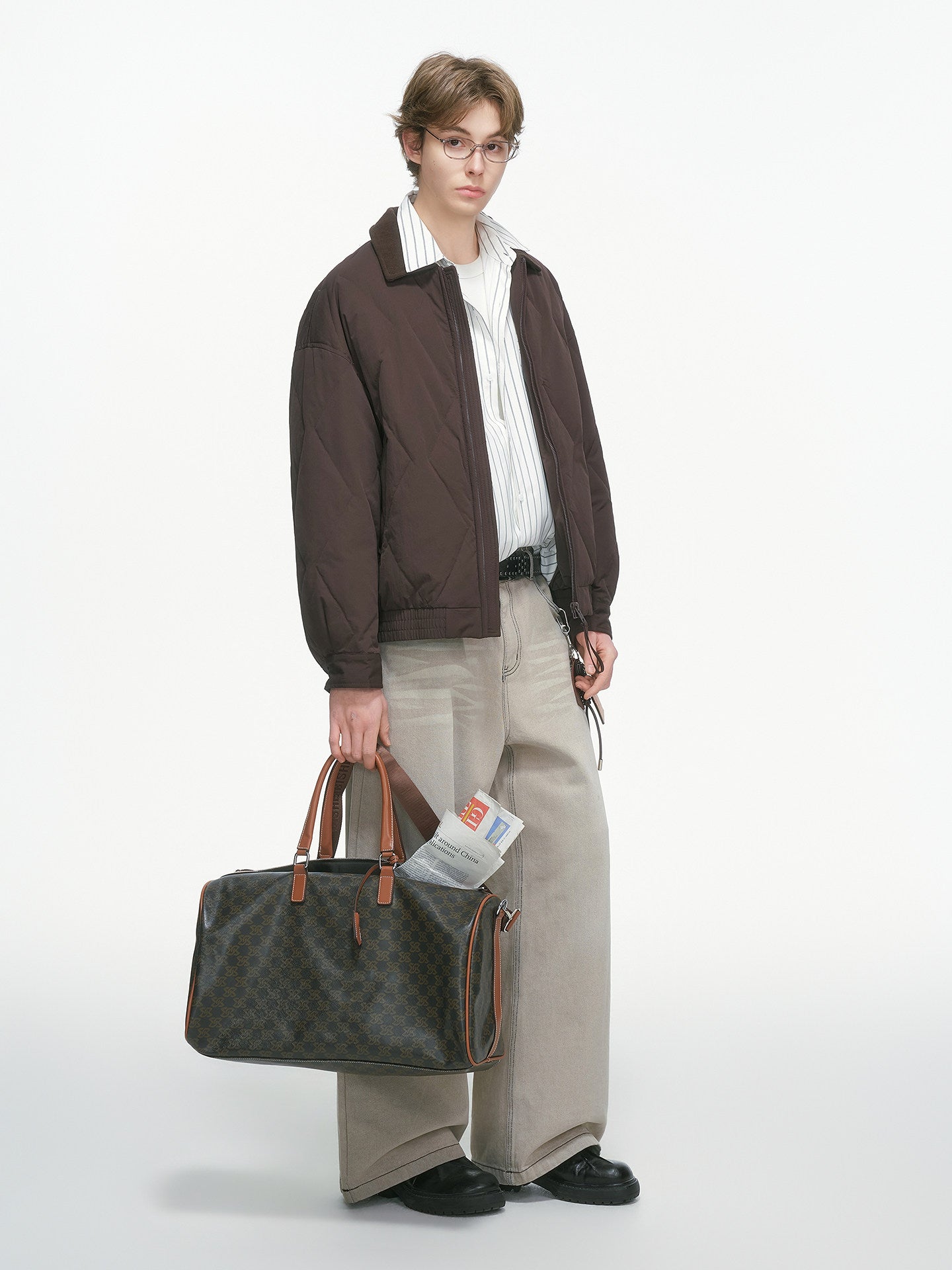 90%ホワイトダックダウン バーン風ワークダウンジャケット N6351