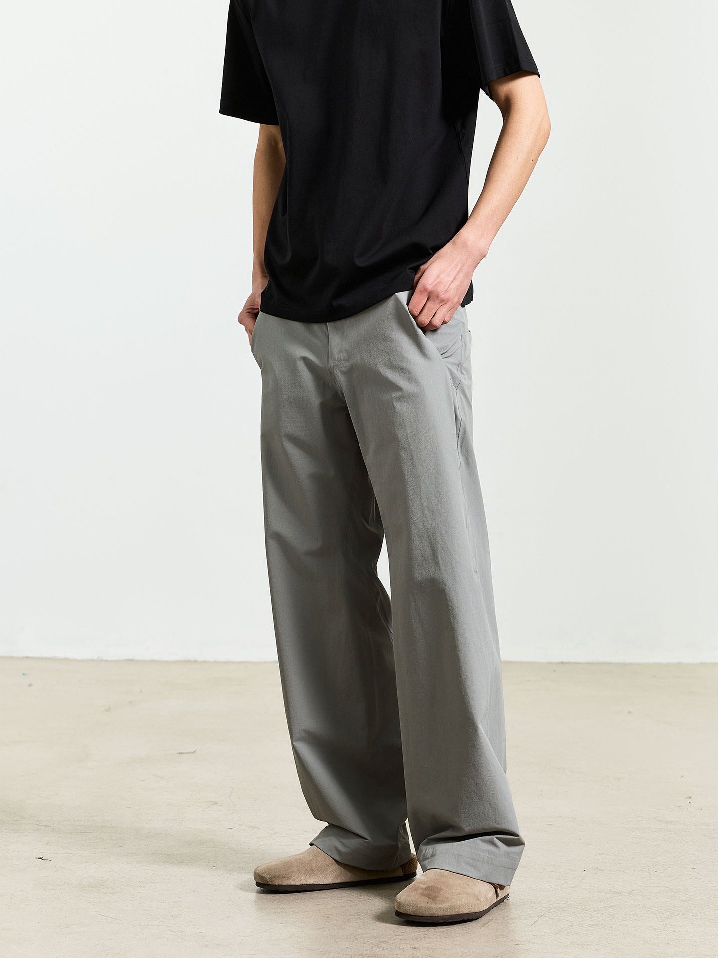 シームレス 高機能ワイドスラックス N6773