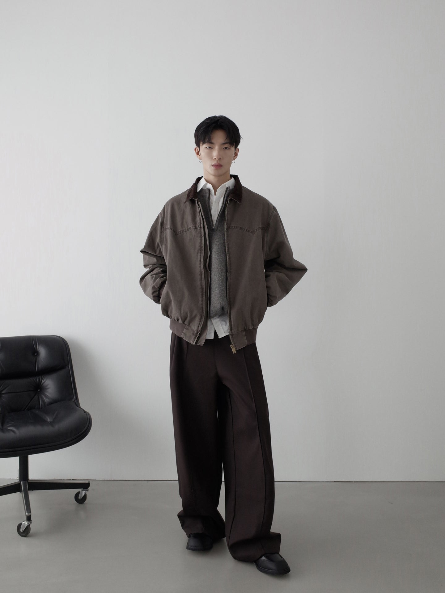 バーンスタイル中綿ワークジャケット ユニセックス N6140