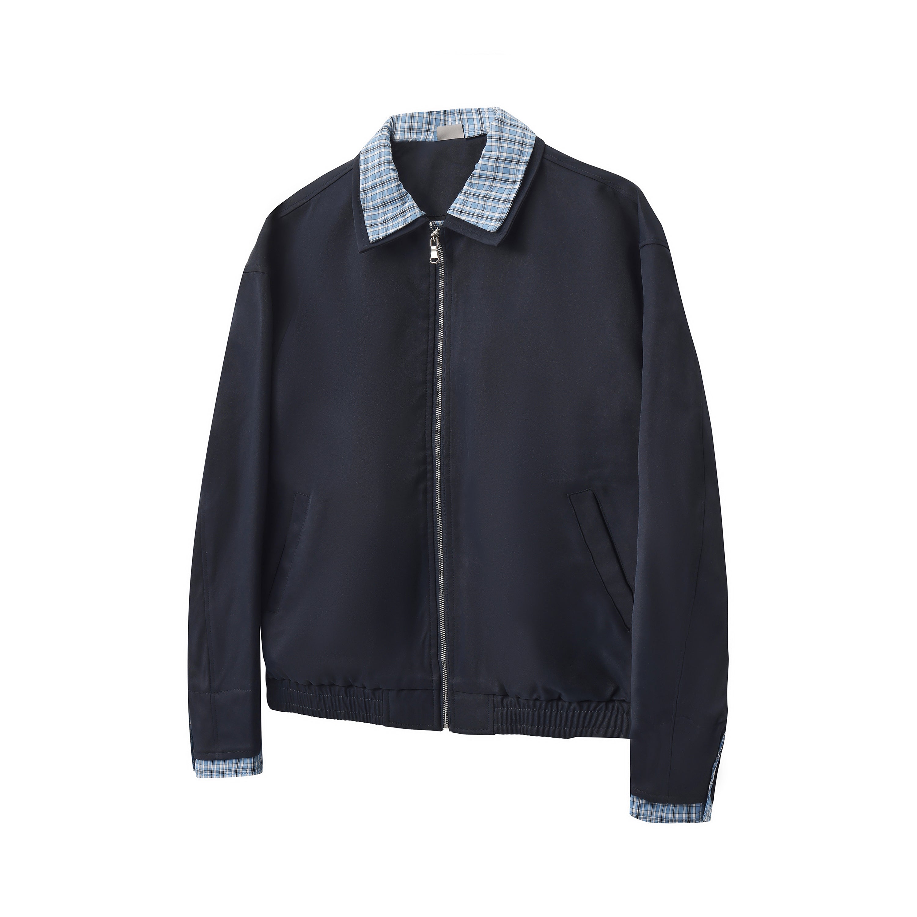 プラッド・ドッキングカラー・ハリントンジャケット N6145