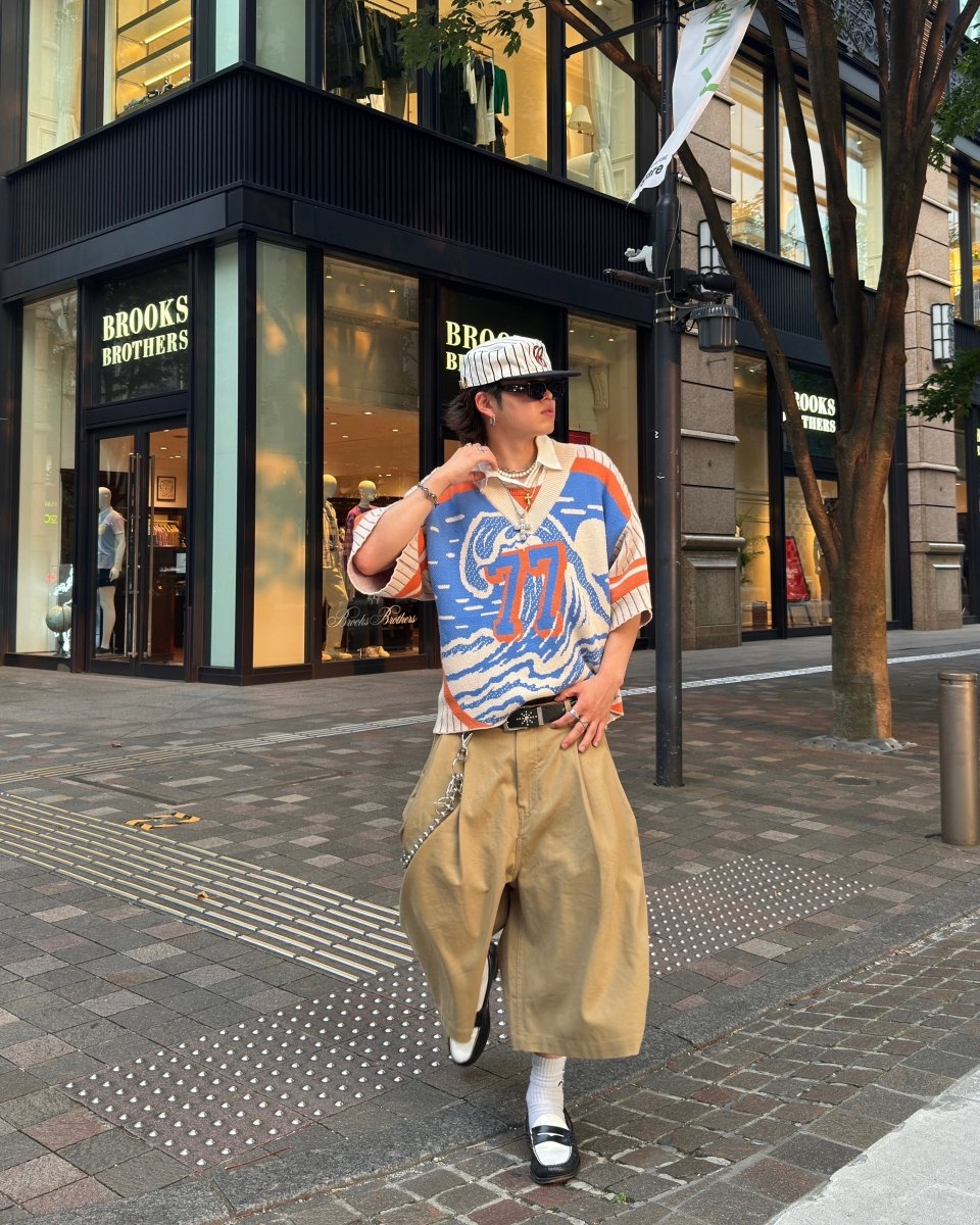 ツータック・Aラインショートパンツ HR001 - ファッション通販NNine(ナイン)