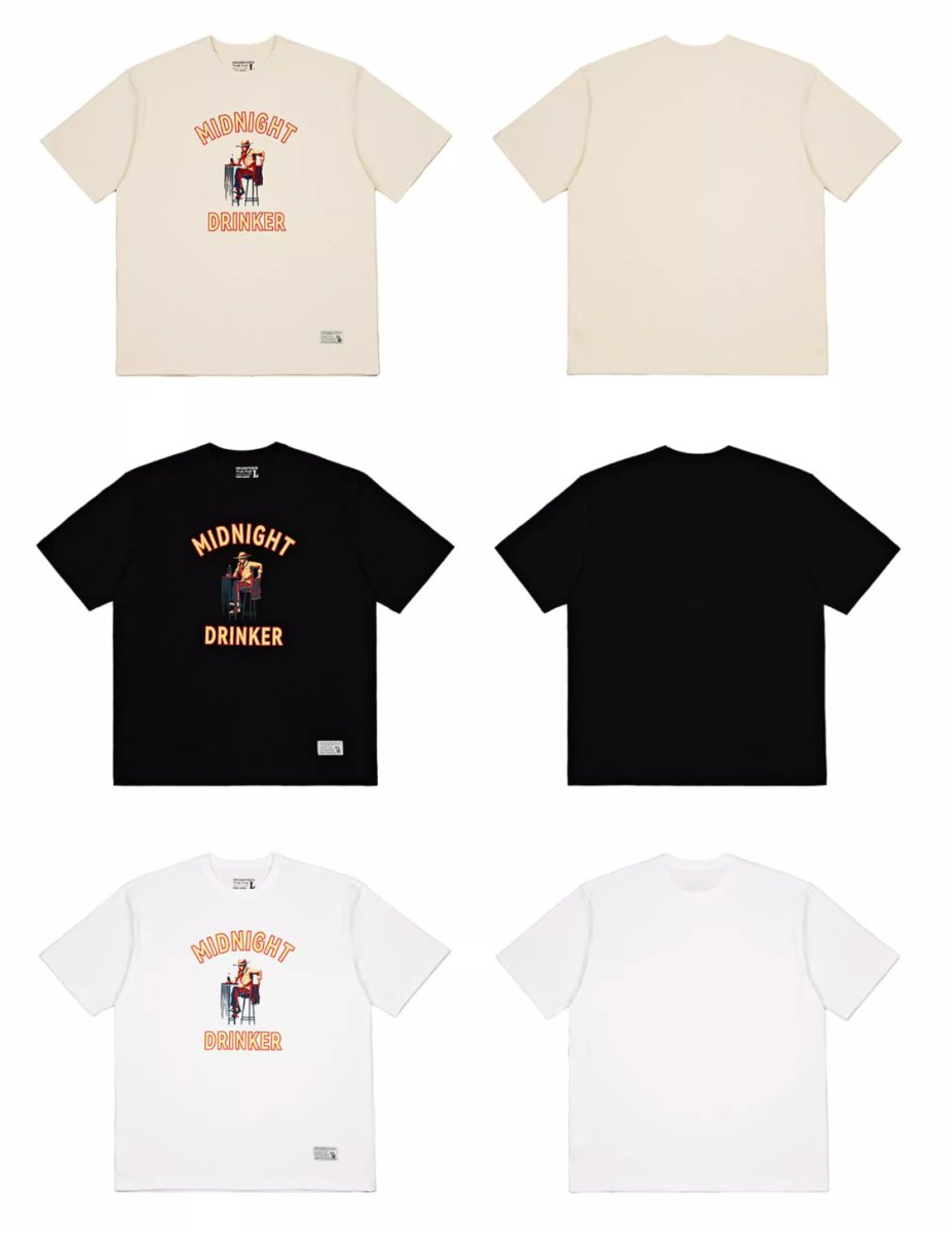 American print short sleeve T - shirt /キャラクタープリントT N3756 - NNine