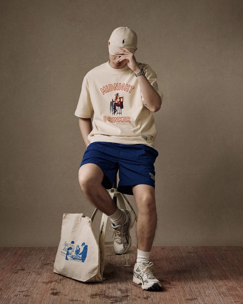 American print short sleeve T - shirt /キャラクタープリントT N3756 - NNine