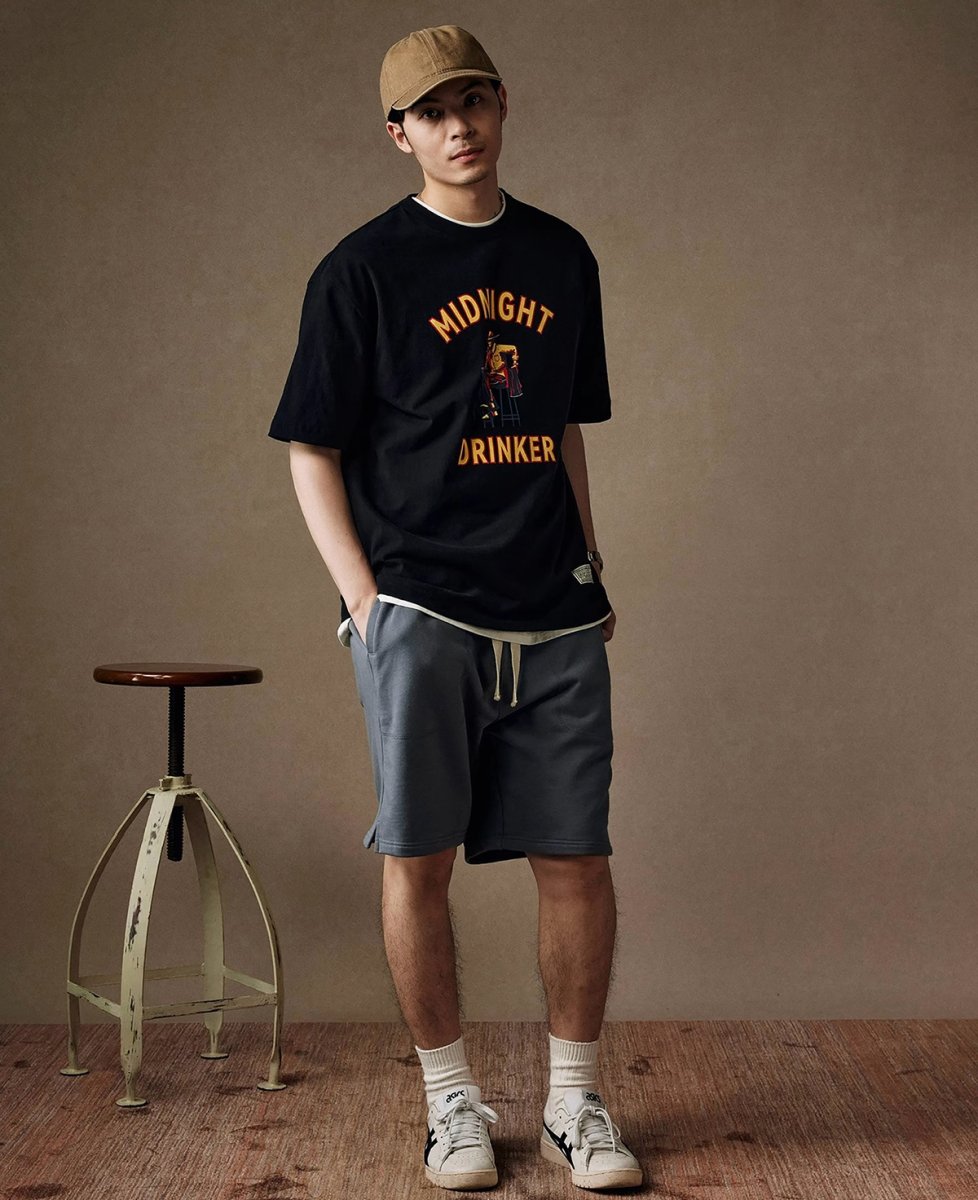 American print short sleeve T - shirt /キャラクタープリントT N3756 - NNine