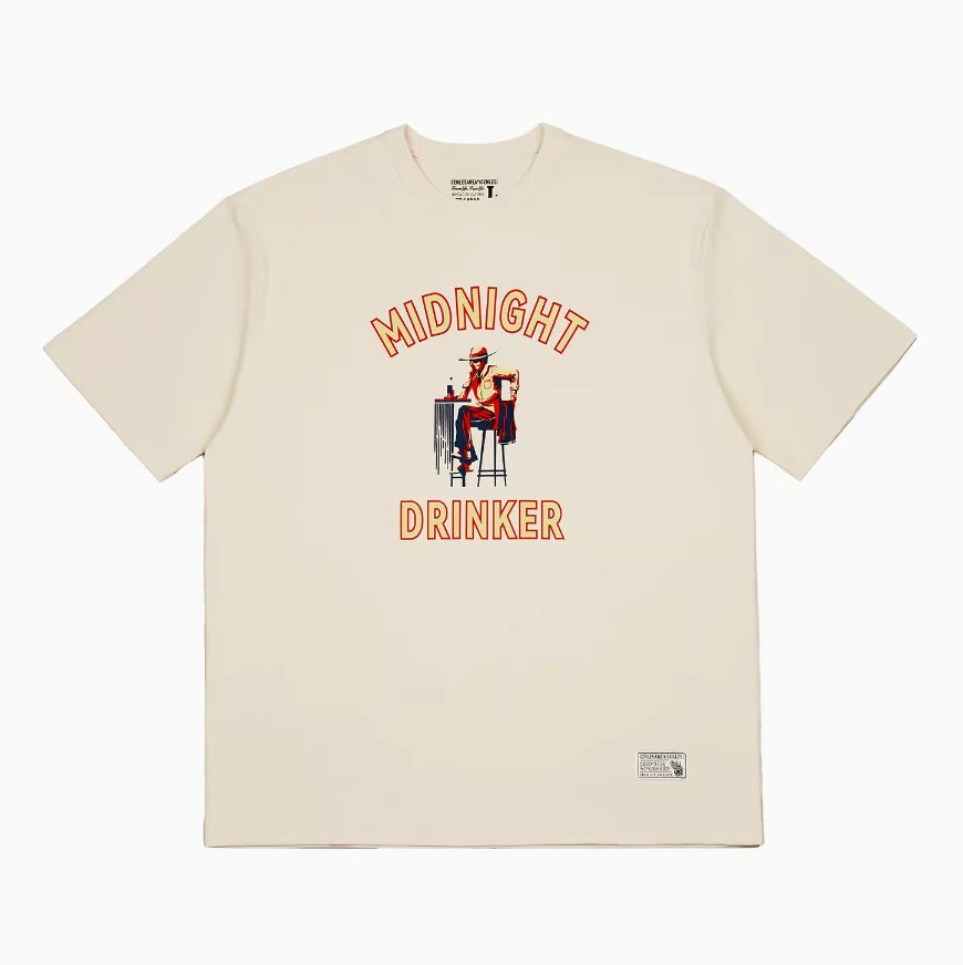 American print short sleeve T - shirt /キャラクタープリントT N3756 - NNine