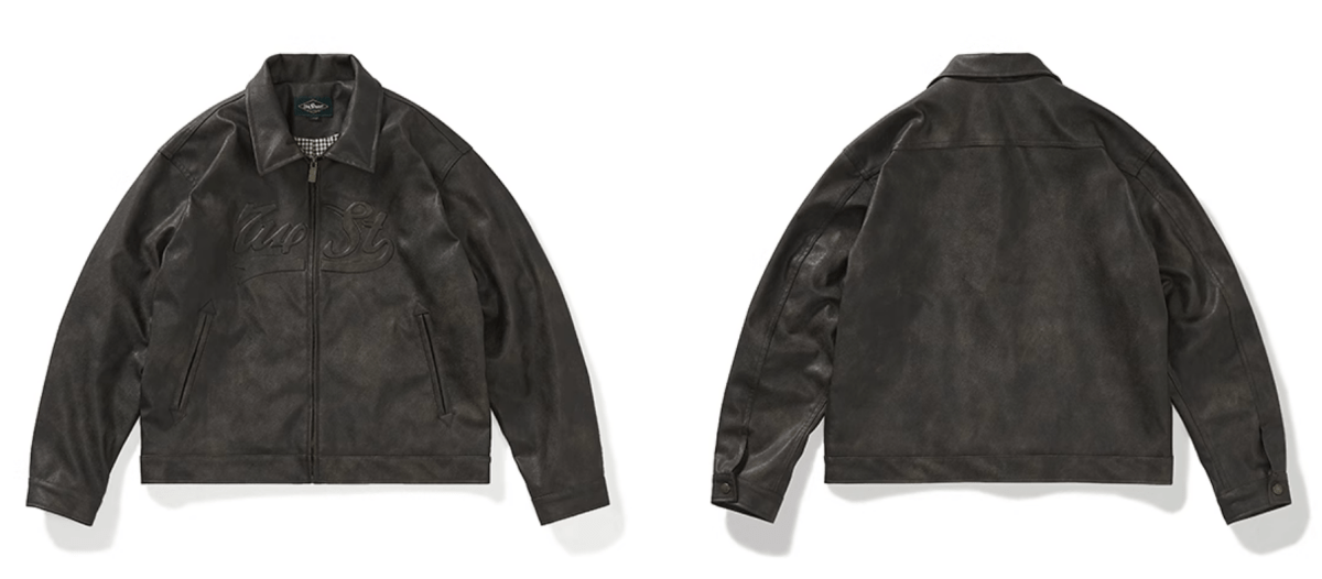 american retro leather jacket N5141 - ファッション通販 NNine(ナイン)