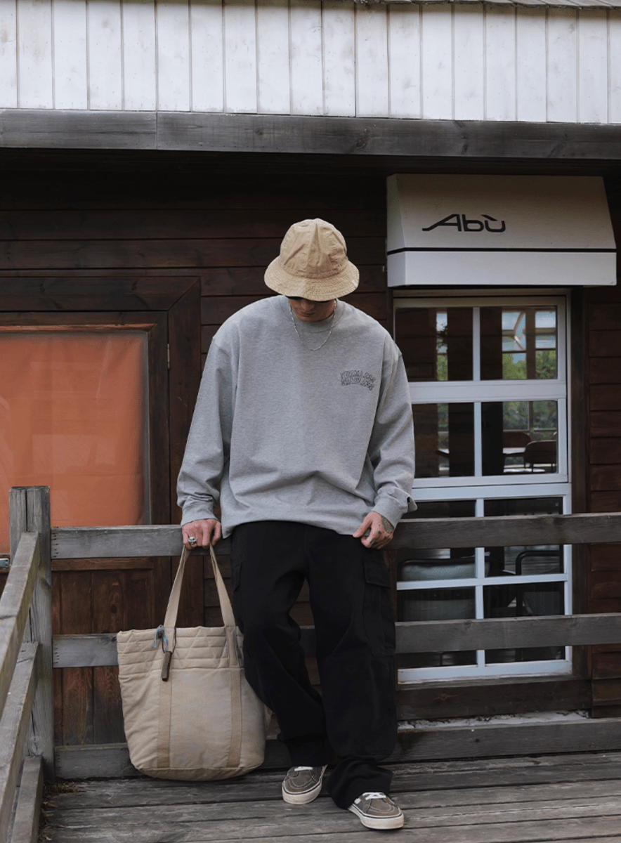 Back print long sleeve T-shirt N5645 - ファッション通販NNine(ナイン)