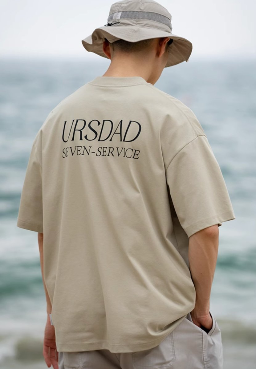 【吸湿速乾繊維】back print t - shirt / ヘビーウェイトオーバーサイズTシャツ N3870 - NNine