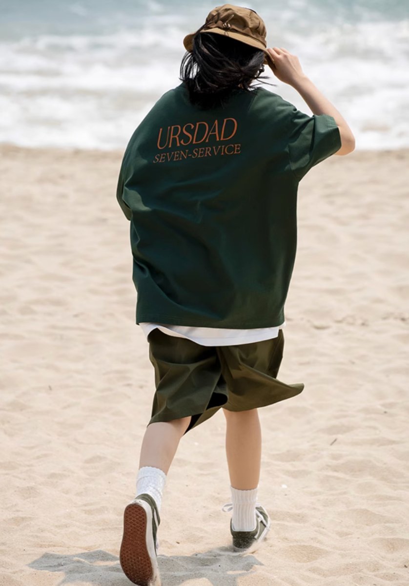 【吸湿速乾繊維】back print t - shirt / ヘビーウェイトオーバーサイズTシャツ N3870 - NNine