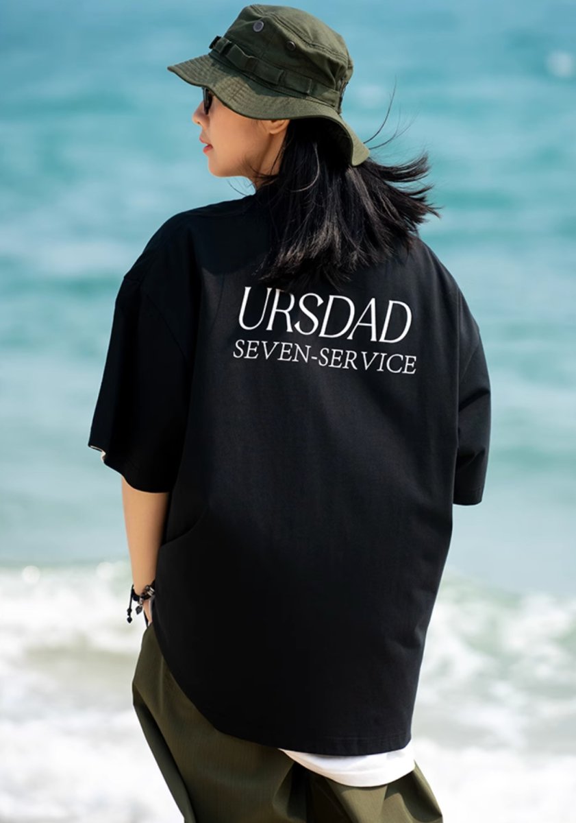 【吸湿速乾繊維】back print t - shirt / ヘビーウェイトオーバーサイズTシャツ N3870 - NNine