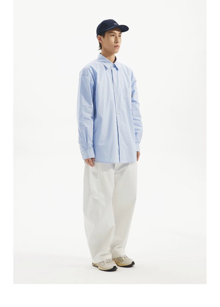 basic long sleeve shirt / ベーシックルーズシャツ N3848 - NNine
