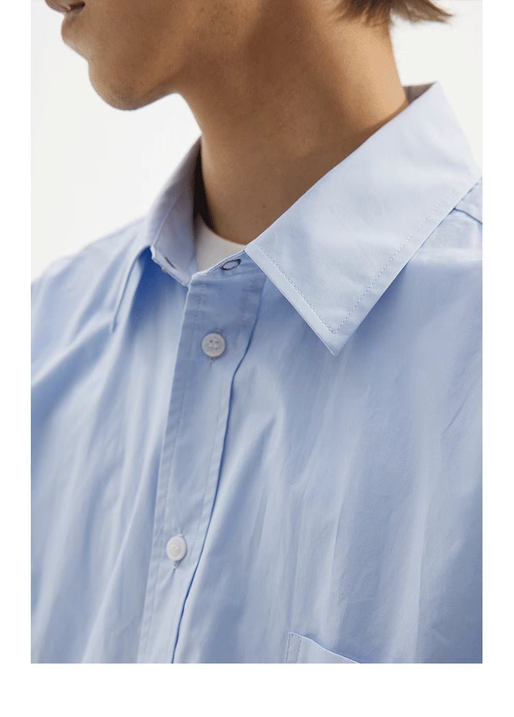 basic long sleeve shirt / ベーシックルーズシャツ N3848 - NNine