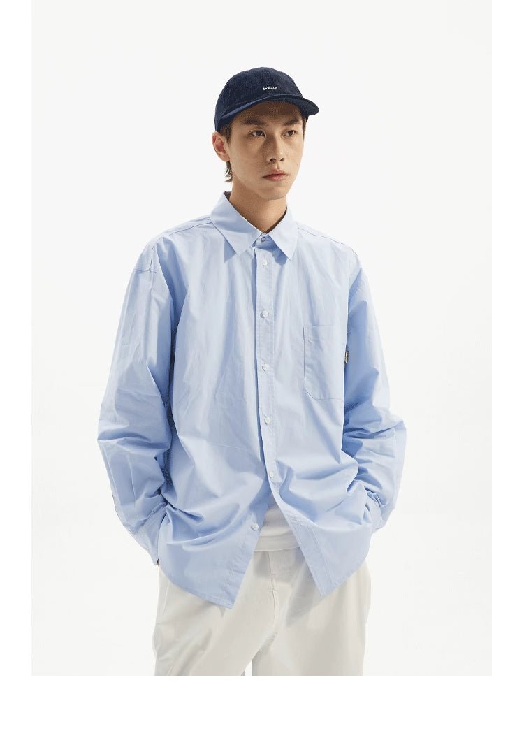 basic long sleeve shirt / ベーシックルーズシャツ N3848 - NNine