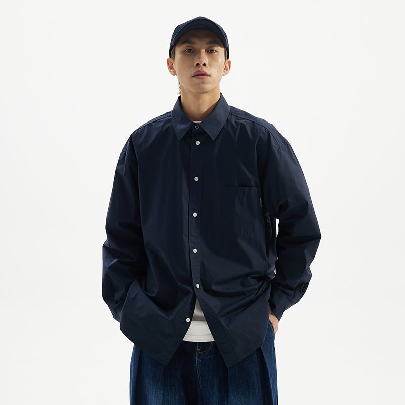 basic long sleeve shirt / ベーシックルーズシャツ N3848 - NNine