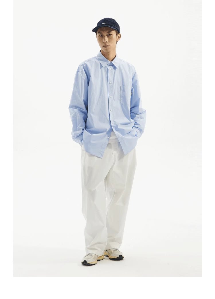 basic long sleeve shirt / ベーシックルーズシャツ N3848 - NNine