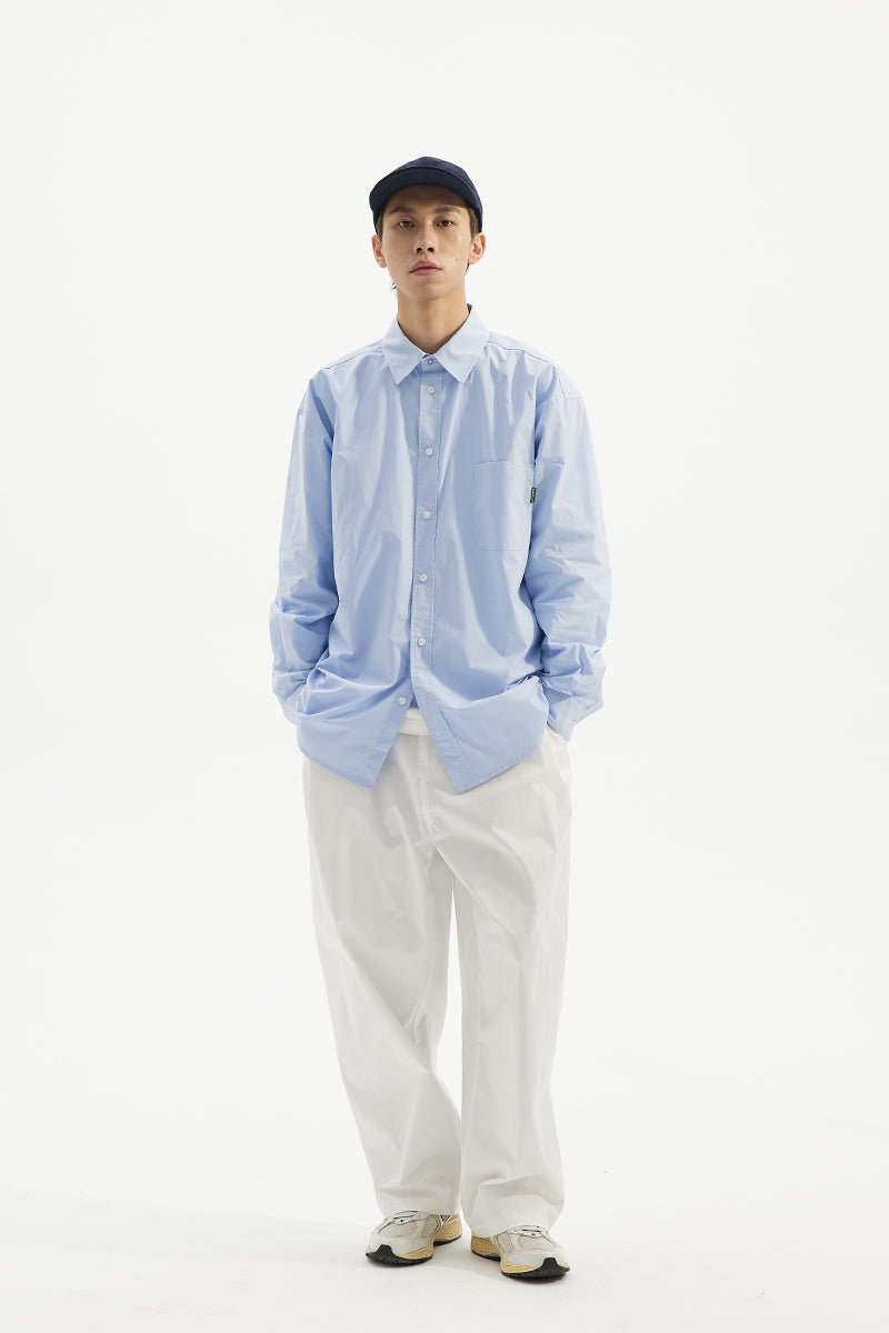 basic long sleeve shirt / ベーシックルーズシャツ N3848 - NNine