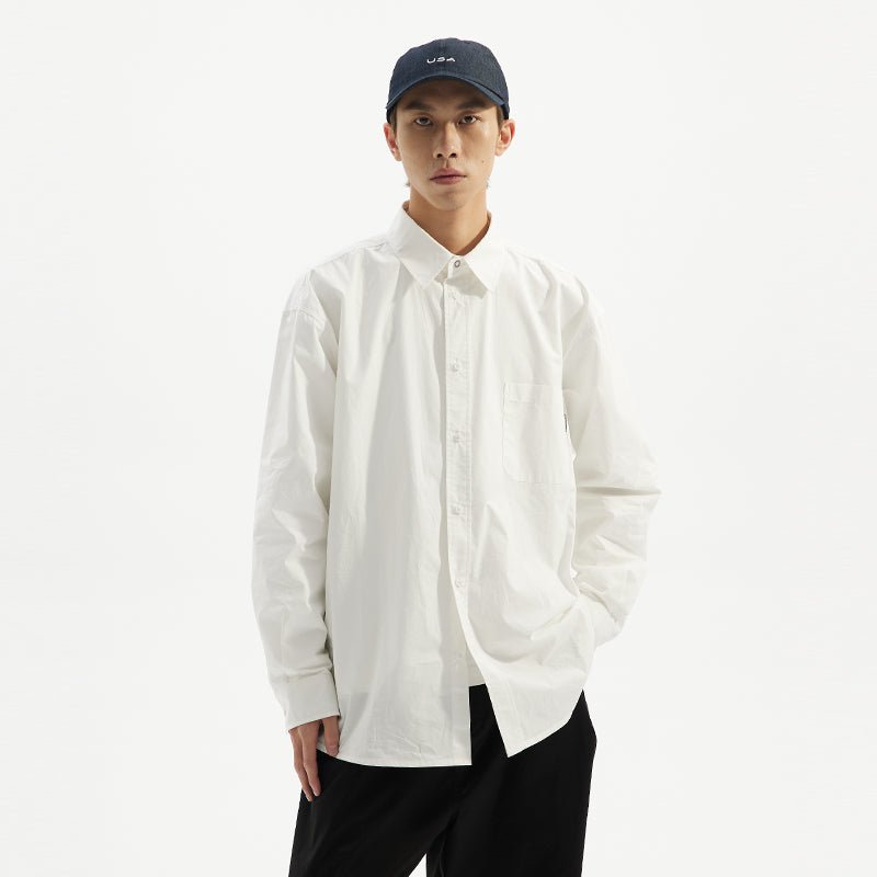 basic long sleeve shirt / ベーシックルーズシャツ N3848 - NNine