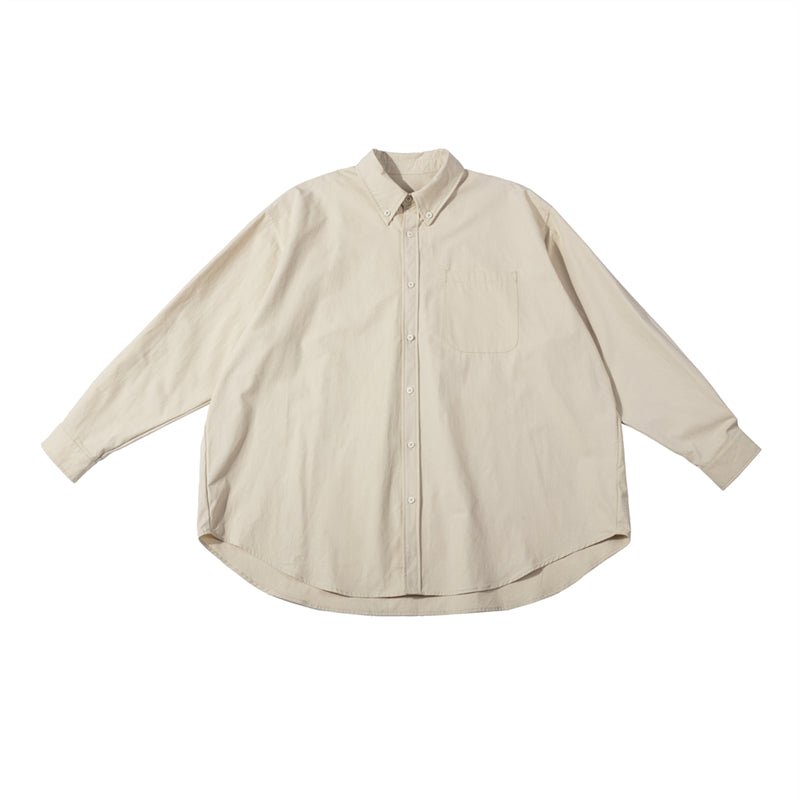 Big silhouette retro shirt /ビックシャツ N3698 - NNine