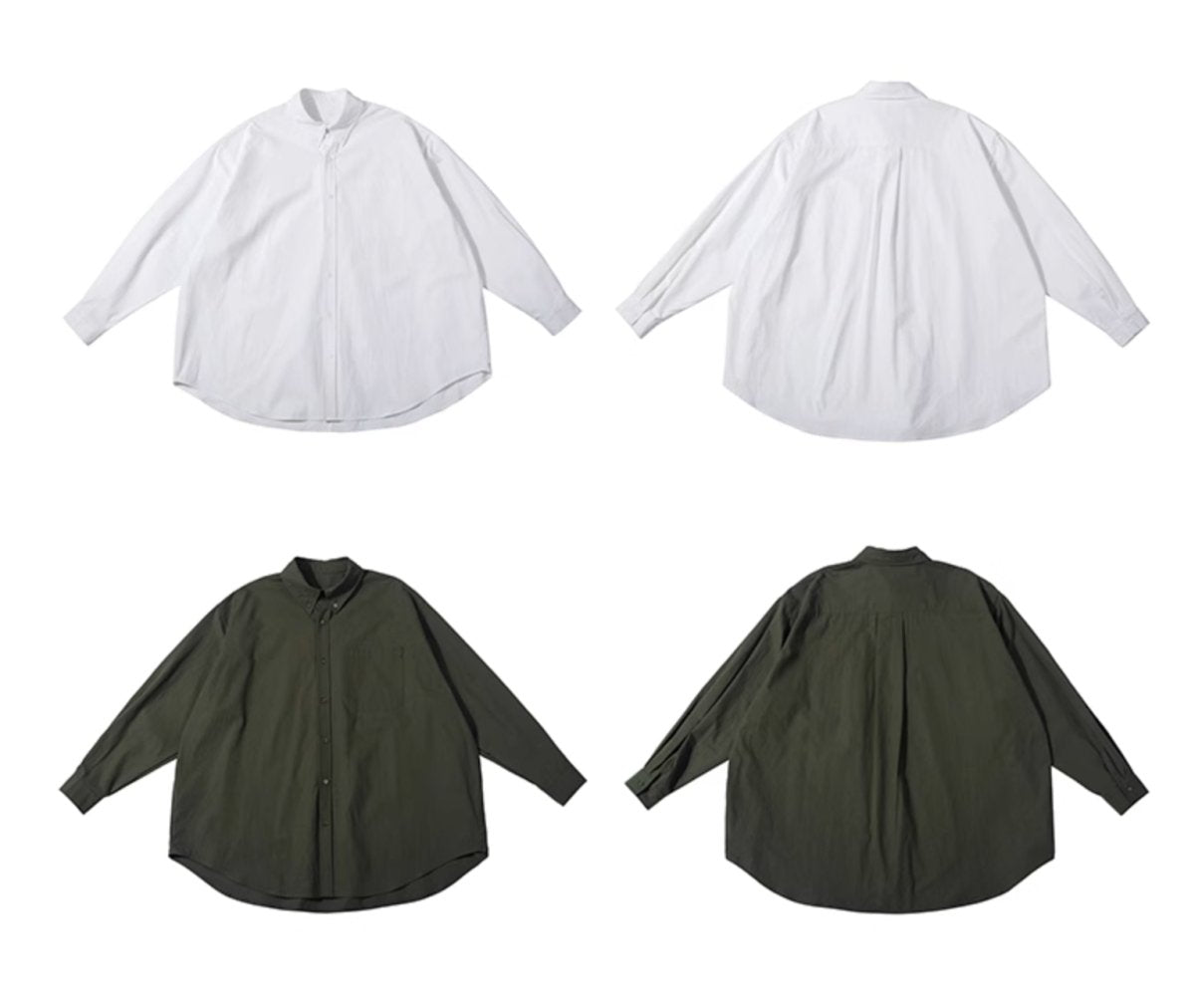 Big silhouette retro shirt /ビックシャツ N3698 - NNine
