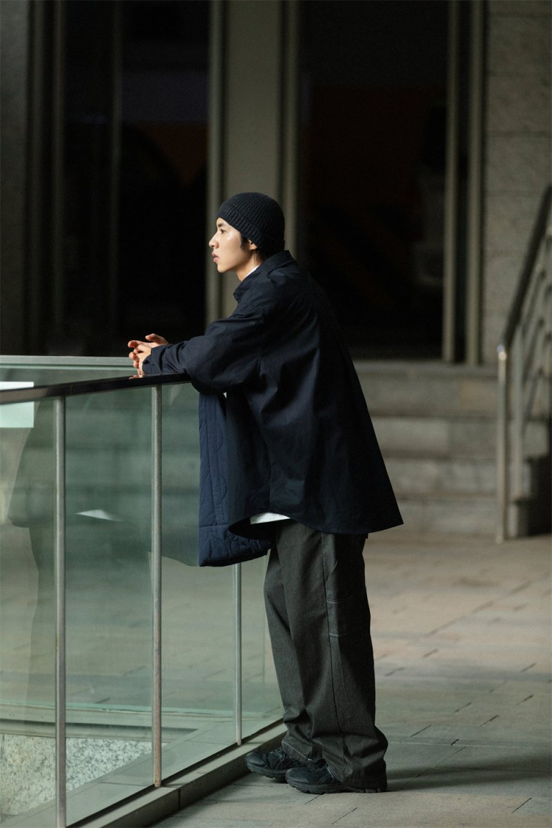 Big silhouette retro shirt /ビックシャツ N3698 - NNine