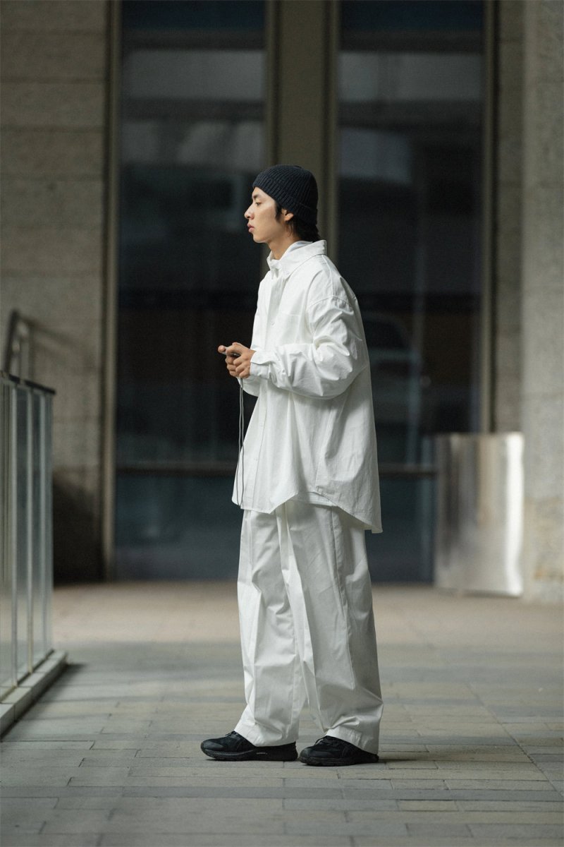 Big silhouette retro shirt /ビックシャツ N3698 - NNine