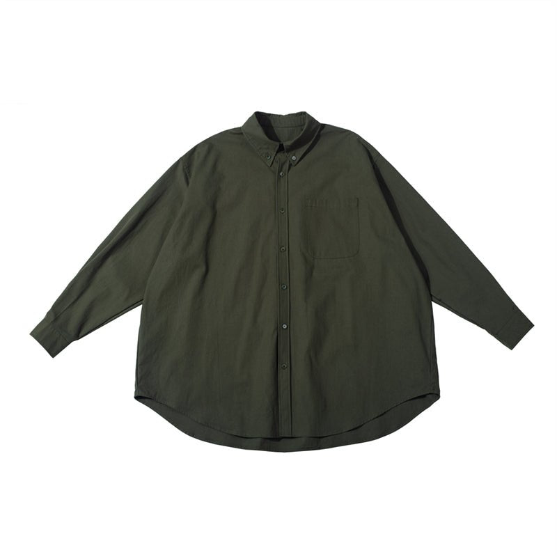 Big silhouette retro shirt /ビックシャツ N3698 - NNine