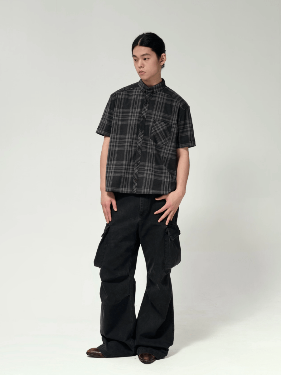 Black Cargo Pants N5606 - ファッション通販NNine(ナイン)