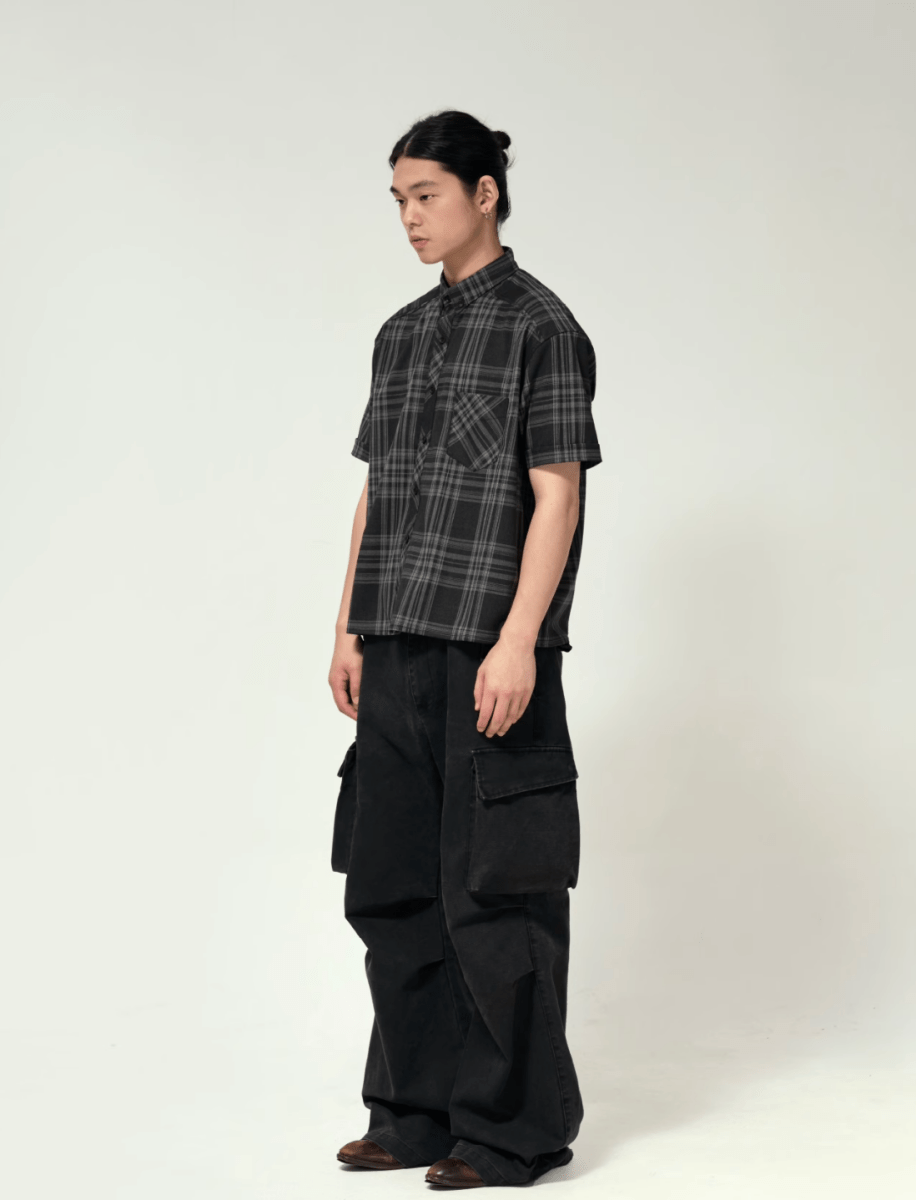 Black Cargo Pants N5606 - ファッション通販NNine(ナイン)