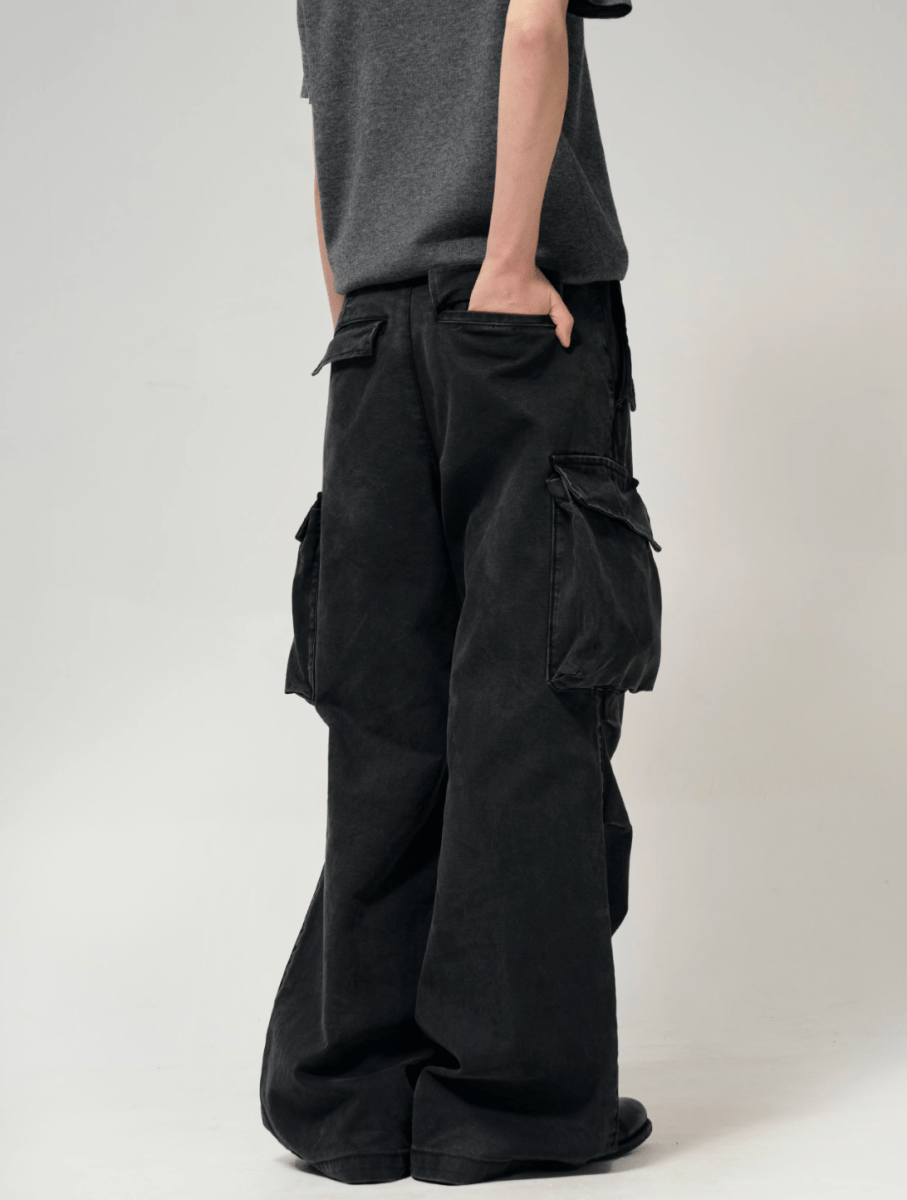 Black Cargo Pants N5606 - ファッション通販NNine(ナイン)