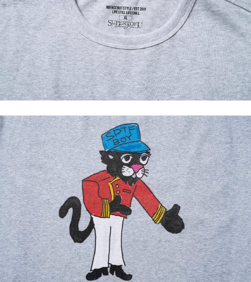 black panther print t - shirt N3643 - NNine