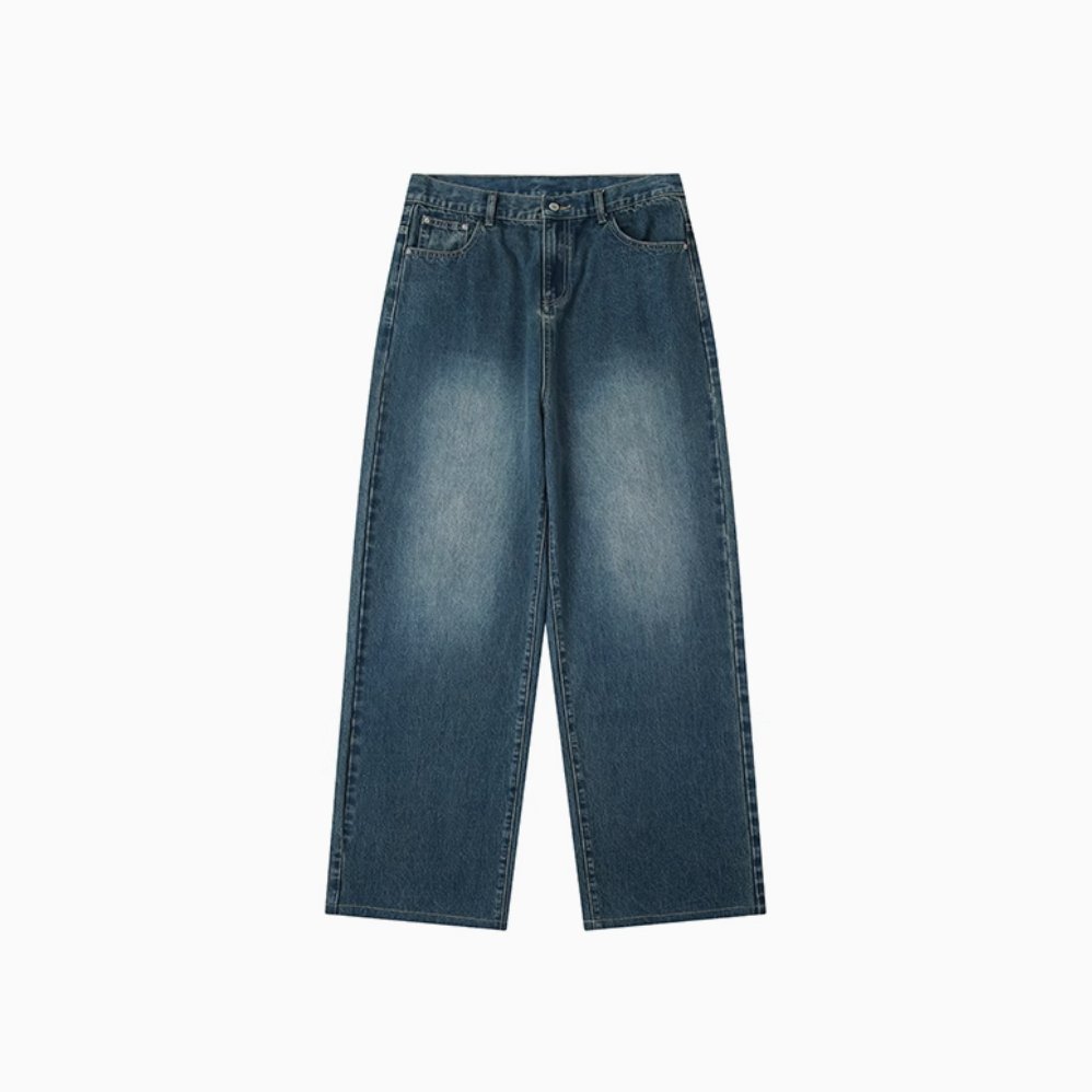 blue washed denim pants N4479 - NNine
