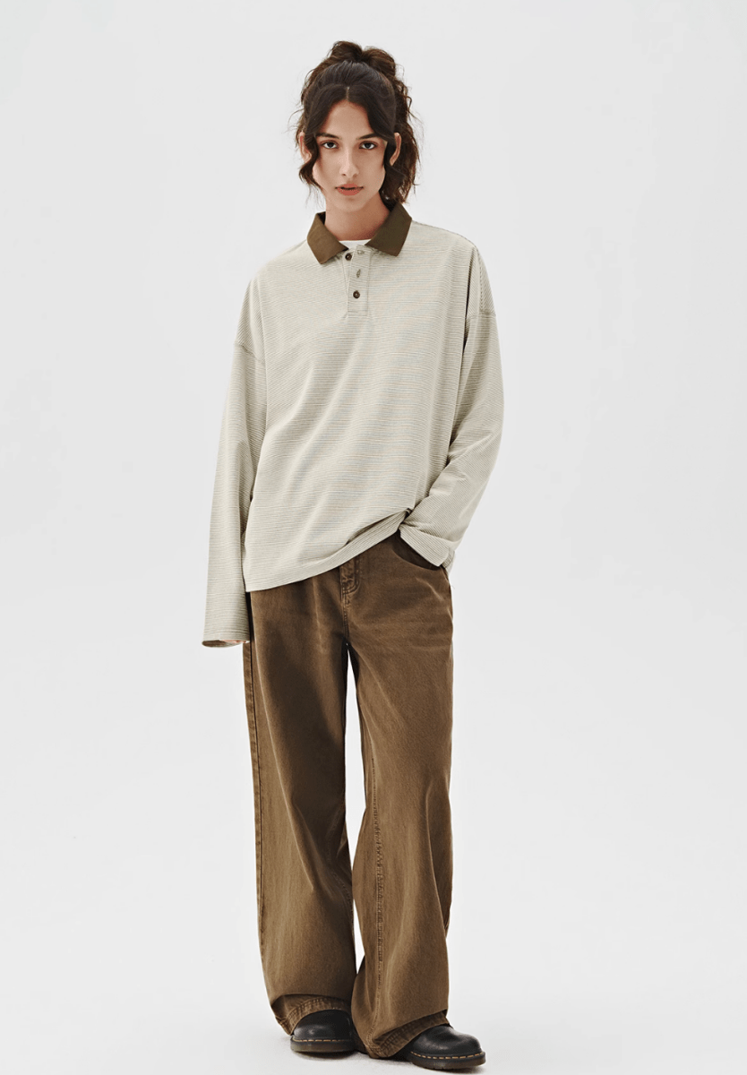 border polo shirt N4104 - ファッション通販 NNine(ナイン)