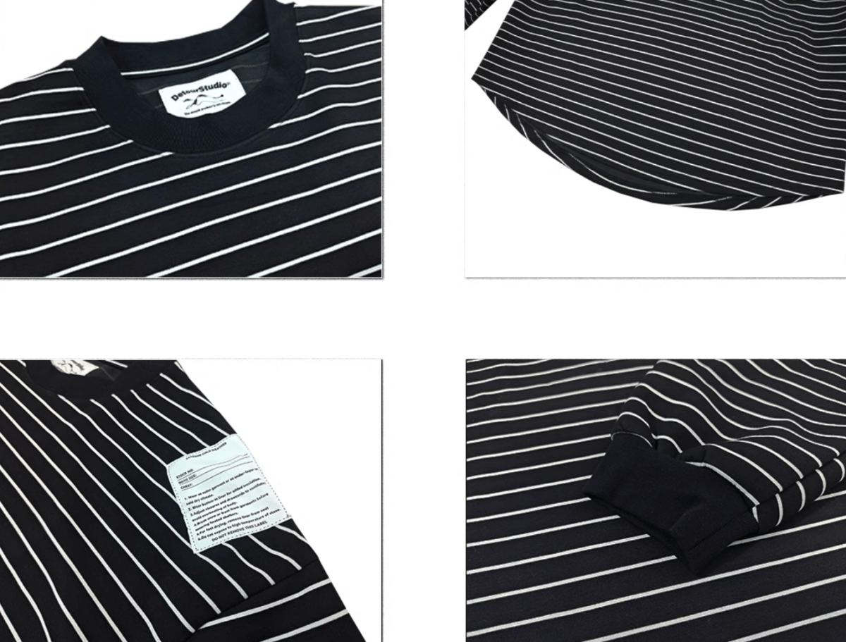 border sweatshirt N5101 - ファッション通販 NNine(ナイン)