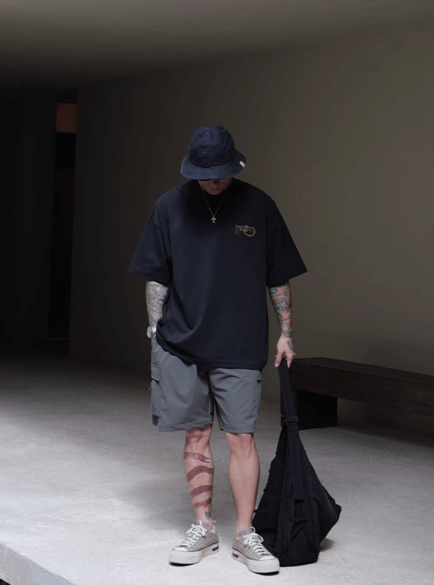Camp Back Print T-shirt Heavyweight / キャンプ バックプリント Tシャツ 半袖 N5337 - ファッション通販 NNine(ナイン)
