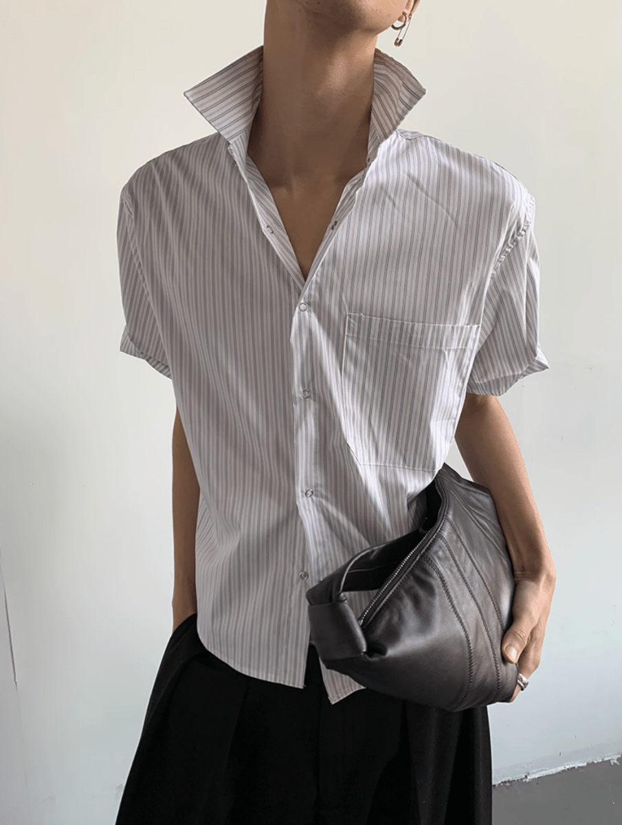 カジュアルチェック半袖シャツ / Casual Check Short Sleeve Shirt N5526 - ファッション通販NNine(ナイン)